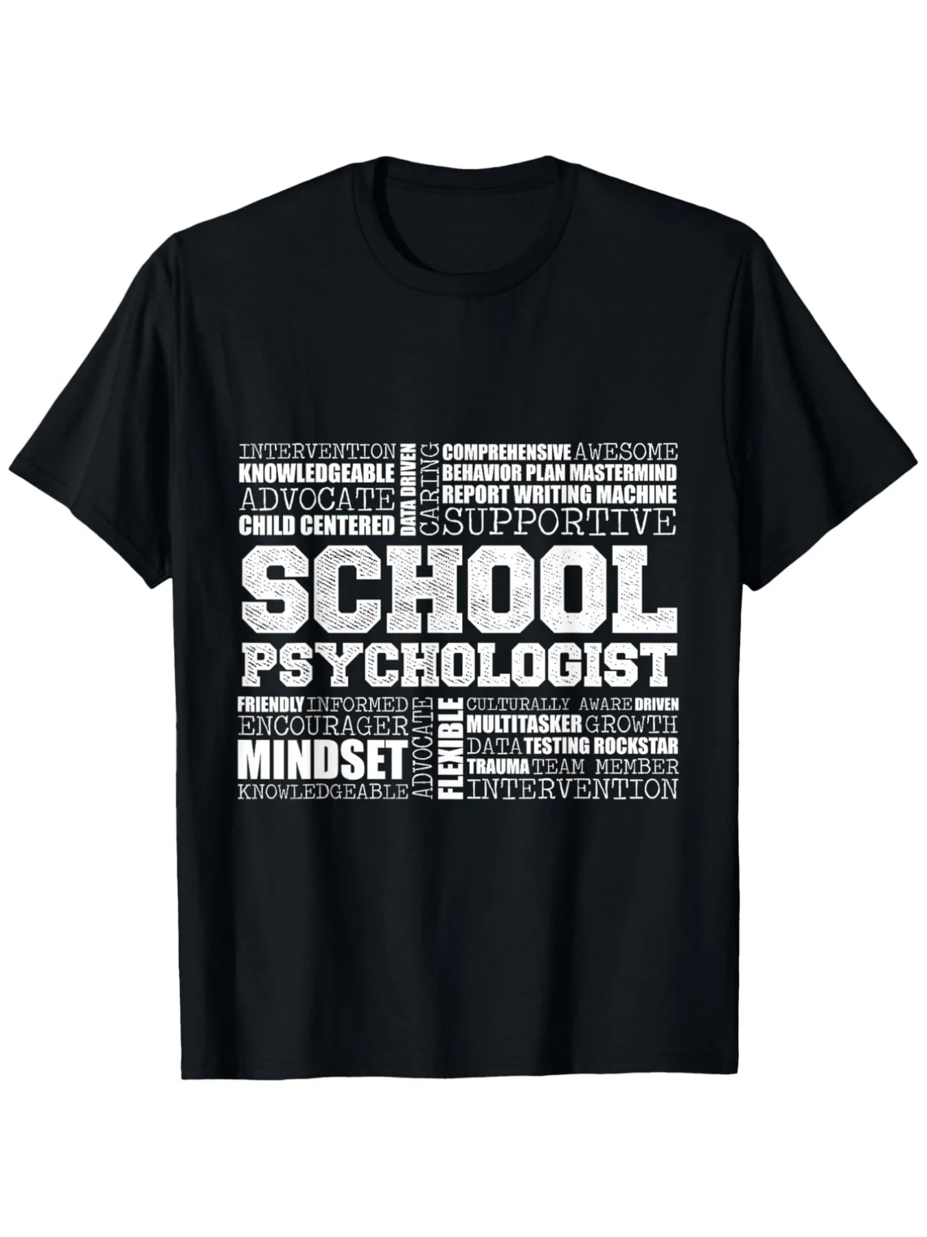 Soft Touch, School Psychologist Graphic Tee |, Casual Short Sleeve Shirt For All Seasons, Machine Washable - Sizes S To XXXL