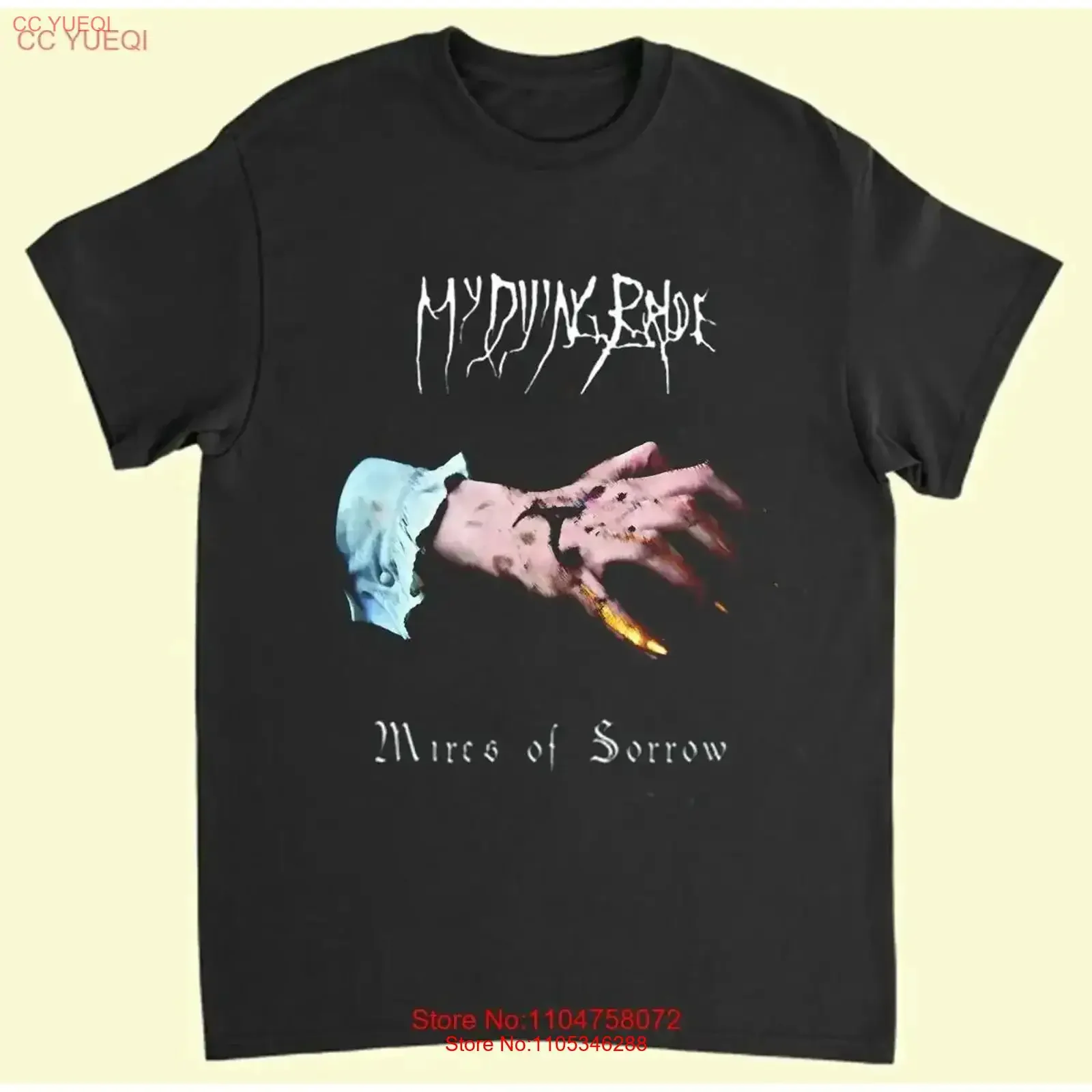 T-shirt vintage My Dying Bride Mires Of Sorrow Christmas S 5XL, JU137, avec graphique délavé, pour un usage quotidien, doux pour homme