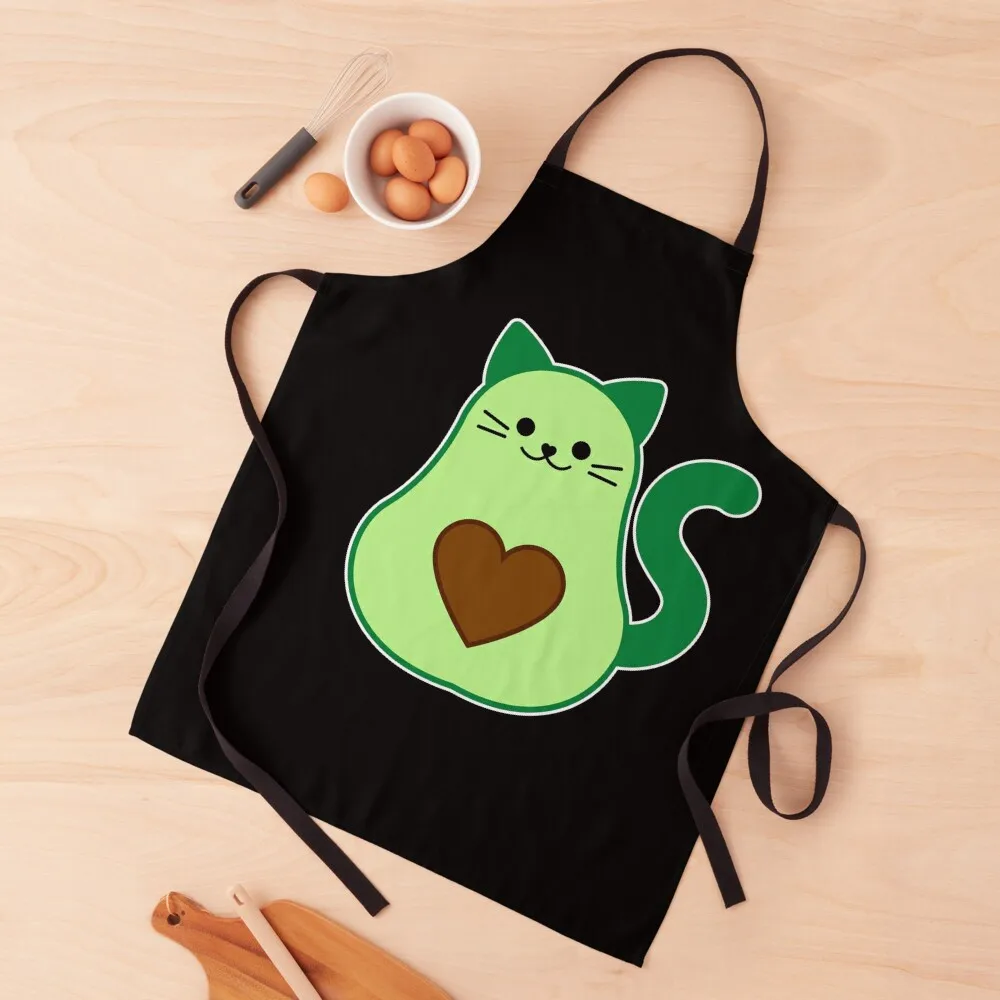 

Avocado Cat - Avogato- Avocato - Avocado Lover - Cat Lover Apron Women's Kitchen Waterproof Funny Apron