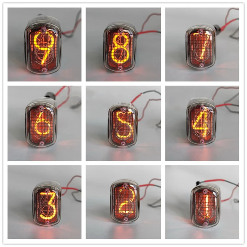 2 pezzi nuovo tubo bagliore IN-12 IN12 per orologio bagliore orologio LED digitale Nixie con punto decimale