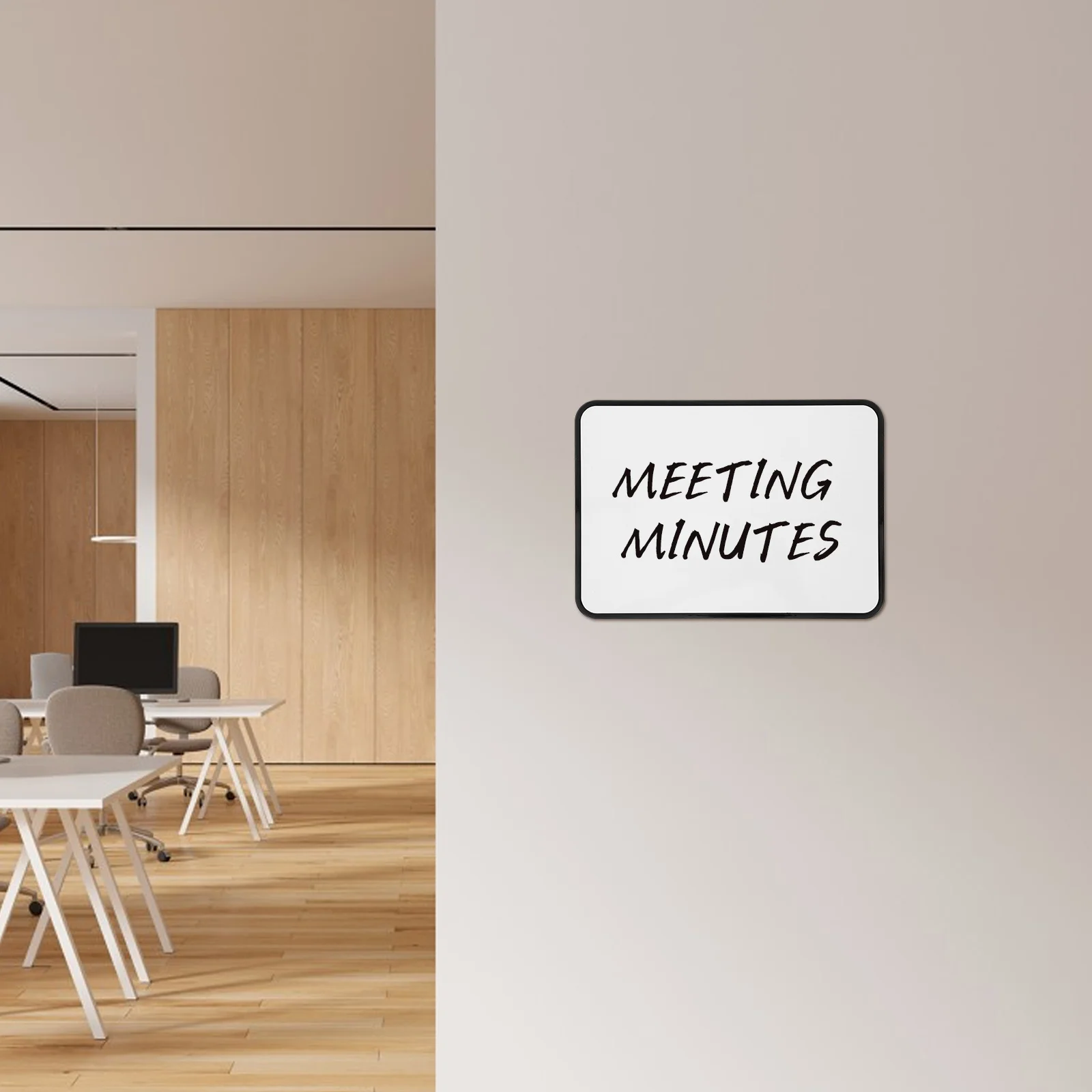 

Magnetic A4 Double-Sided Whiteboard Compact Portable Design Office Home Classroom Notes Messages Teaching Dry Erase Board