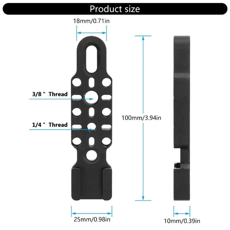 ตัวยึดเสริมรองเท้าเย็นแบบพกพาสำหรับเพิ่มฟังก์ชั่น gimbals k1kf