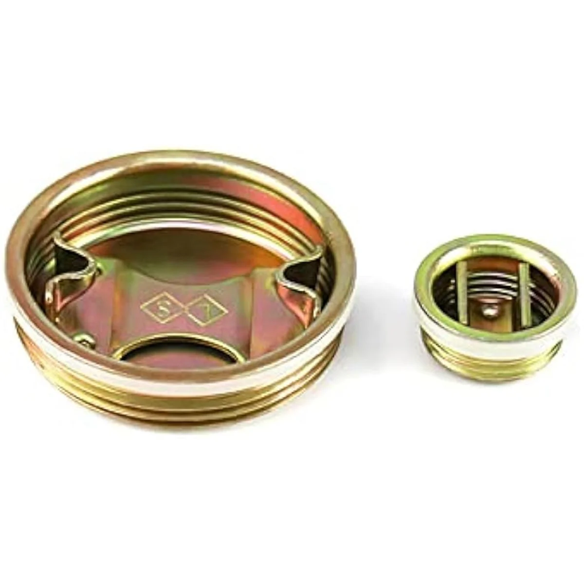 

48Pcs Steel Drum Bung Plug Set, Bung Caps for 55 Gallon Barrels