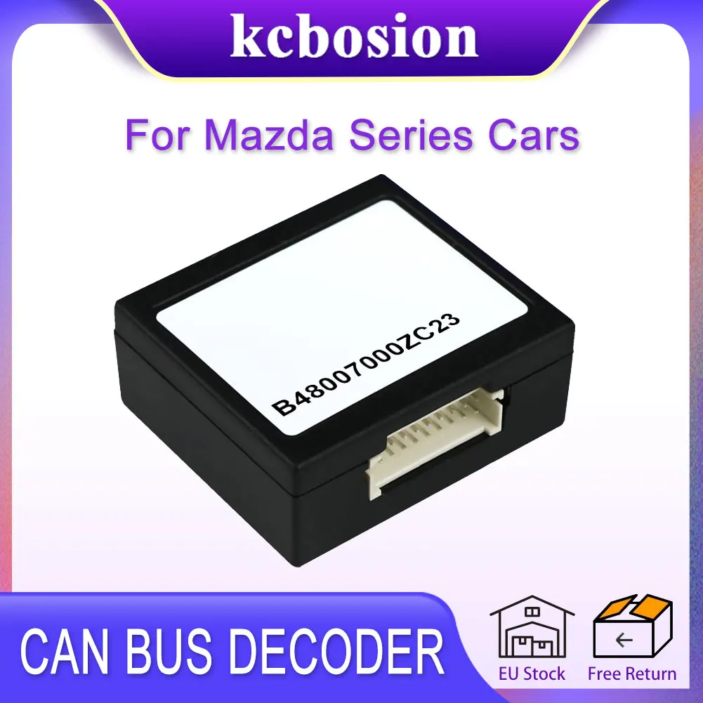 Kcbosion Car  Radio Adapter Canbus Box Amplifier Decoder For Mazda 3 /Mazda 5 2008-2015 /Mazda 6 2004-2015 /Mazda 8 Cars 2 Din