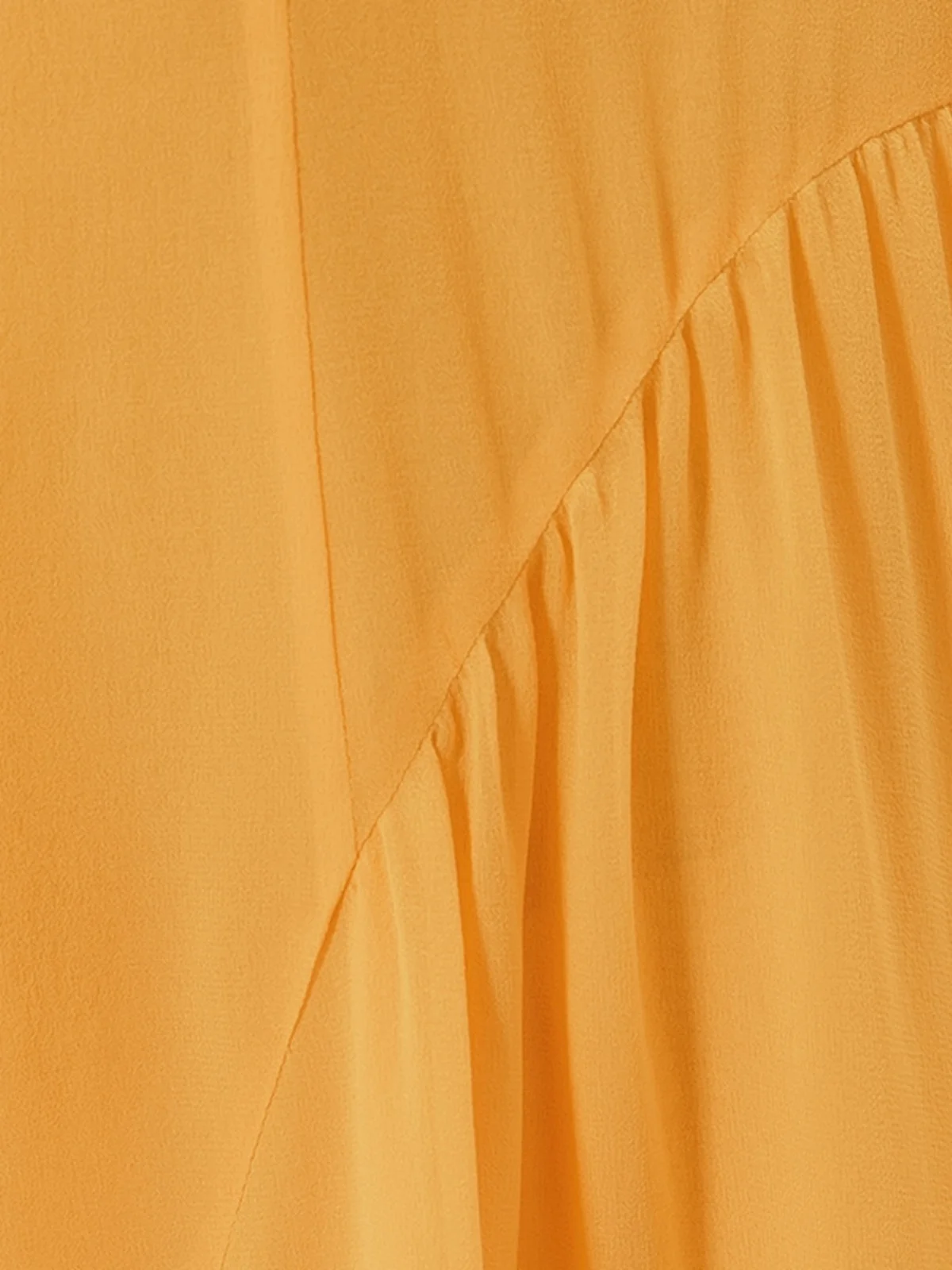 Voa seda dupla camada georgette boneca colarinho borda áspera artesanato camisa de manga comprida streamer grande pêndulo vestido de seda amoreira ae1122