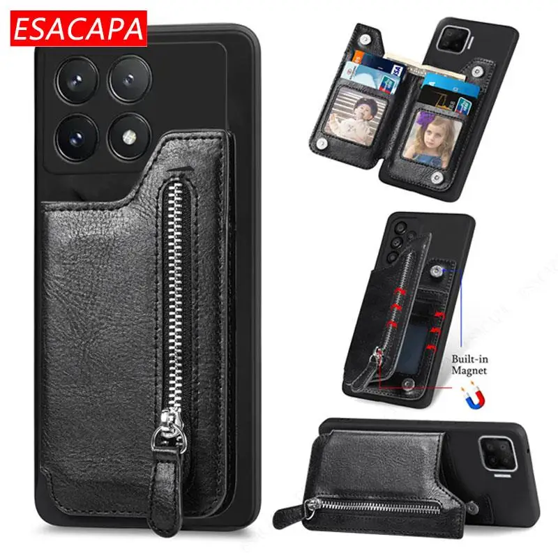 Zipper Wallet Leath…