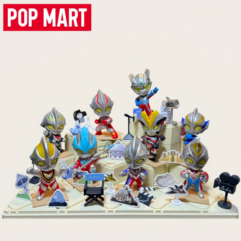 

Genuine POP MART Ultraman Studio Series Handmade Blind Box Tigasero Trendy Play Gift Ornament Trendy Toys Dolls Festival Gifts