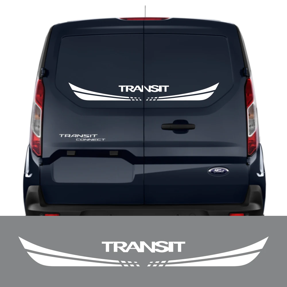 Car Back Door Stickers For Ford Transit MK6 MK7 MK8 Custom Connect Decor Decals Van Motorhome Camper Decoration Auto Accessories