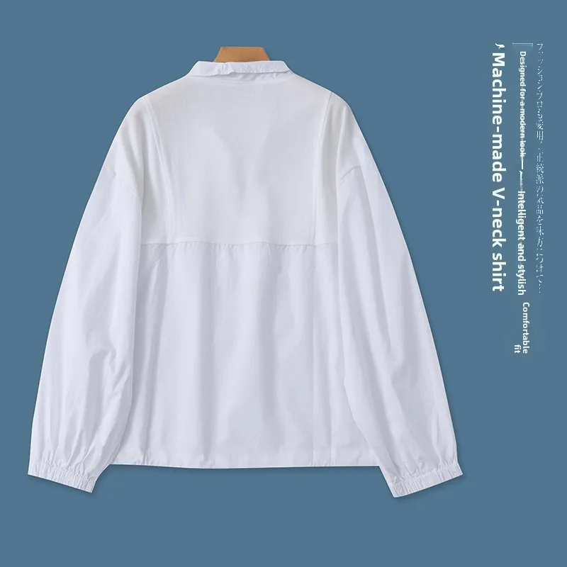 Loose Fit Casual Hoodie Women's Spring New f Zip Overhead Color Blo Faion plus Size Sweatirt Korean Sle Top