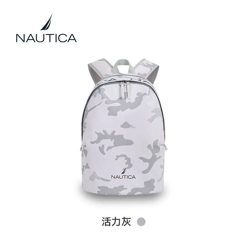 NAUTICA waterproof and wear-resistant large capacity leisure sports backpack, outdoor business travel and commuting computer bag