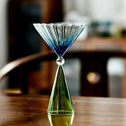 Ice Cream Glass Cup Colorful Cocktail Cup Mojito Champagne Yogurt Goblet Cup Dessert Cup Bar Party Home DrinkWare Goblet Bowl