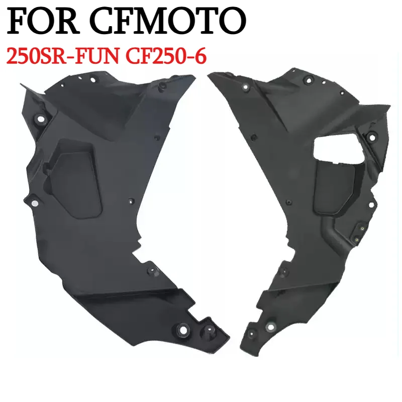 For CFMOTO Original 250SR 300SR 250SR-FUN Front Inner Panel CF250-6-6A L&R Inner Guard Lining Plate Motorcycle Original Parts