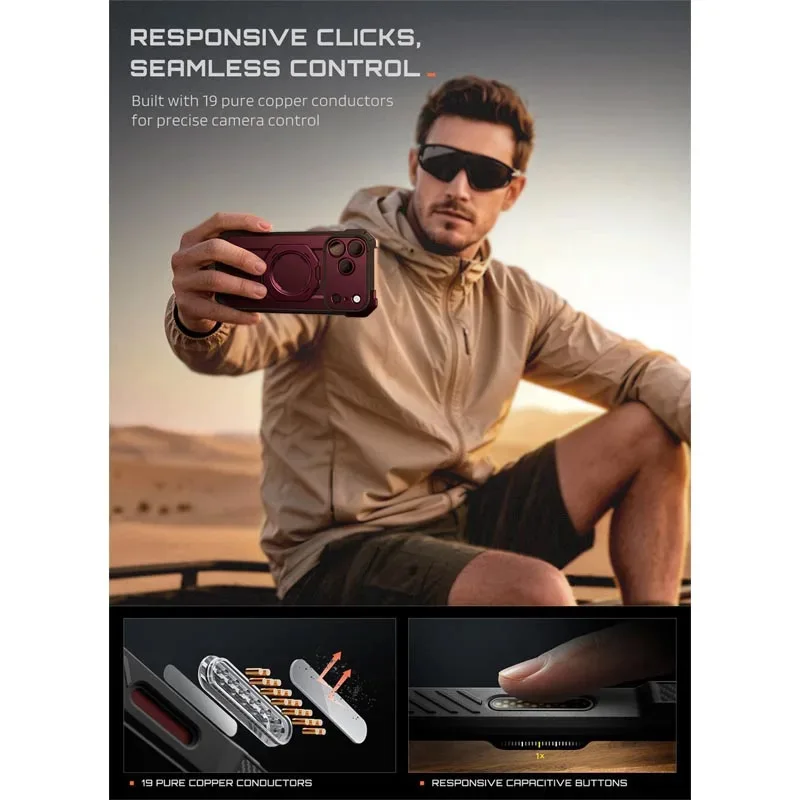 Etui UB Grip For iPhone 18 Pro Max /For iPhone 17 Pro Max Case SUPCASE kompatybilne z MagSafe, wytrzymałe, magnetyczne etui na telefon — zdjęcie produktu 3