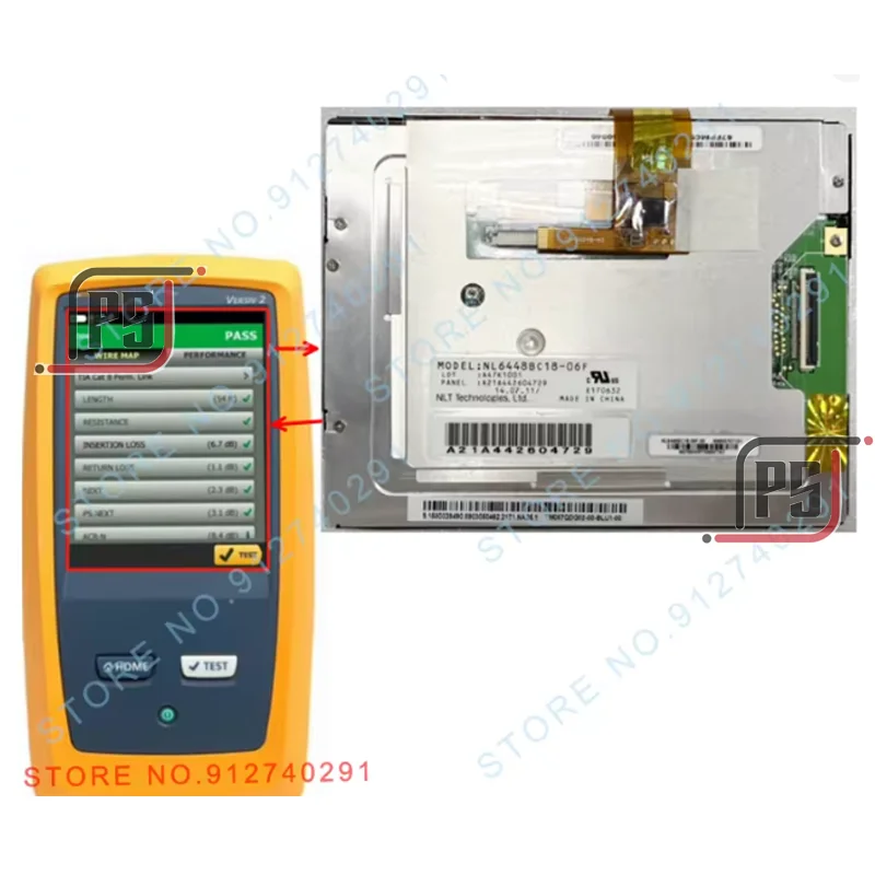 Pantalla LCD Original de 5.7 Pulgadas con Pantalla Táctil Digital para Redes DSX5000 DSX8000 DSX-5000 DSX-8000 100% Probada