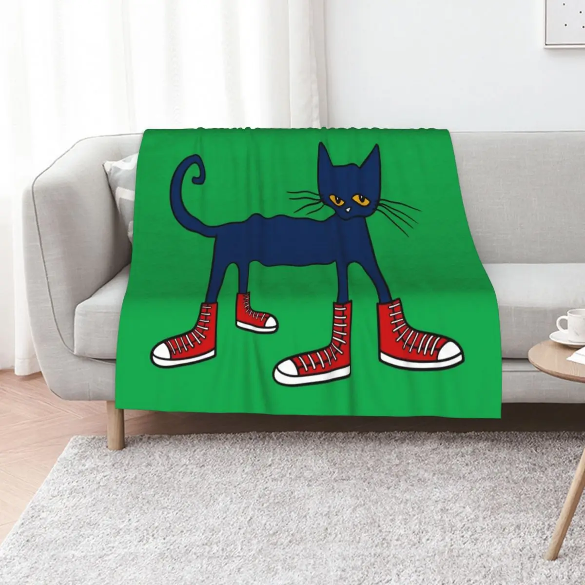 

Pete the Cat: Rocking in My School Shoes Throw Blanket Custom Luxury Thicken Travel Giant Sofa Blankets