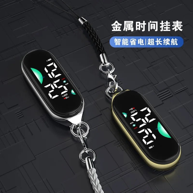 

Mini Lanyard Watch, Portable Small Keychain Clock, Simple Waterproof Exam Timer for Students Travel Essential Accessory Gift