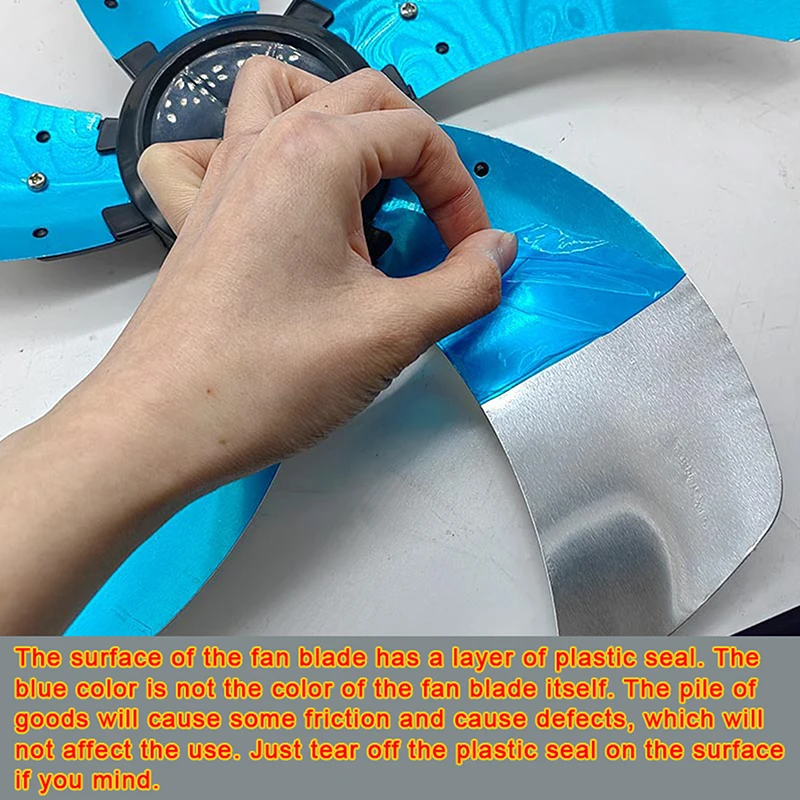 16inch Fan Blade Household Aluminum Five-blade Fan With Nut Cover Base Home Ventilation Components Fan Parts Blades Accesssorie