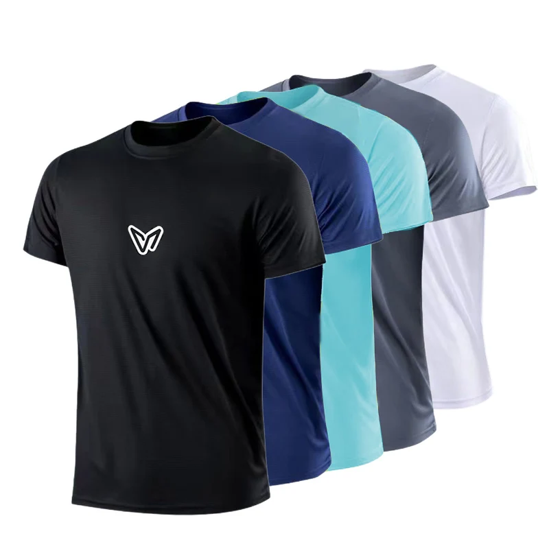 

Men's Quick Dry T-Shirt Lightweight Moisture Wicking Sport Shirt for Gym Running Training Breathable Athletic Workout Top Tee