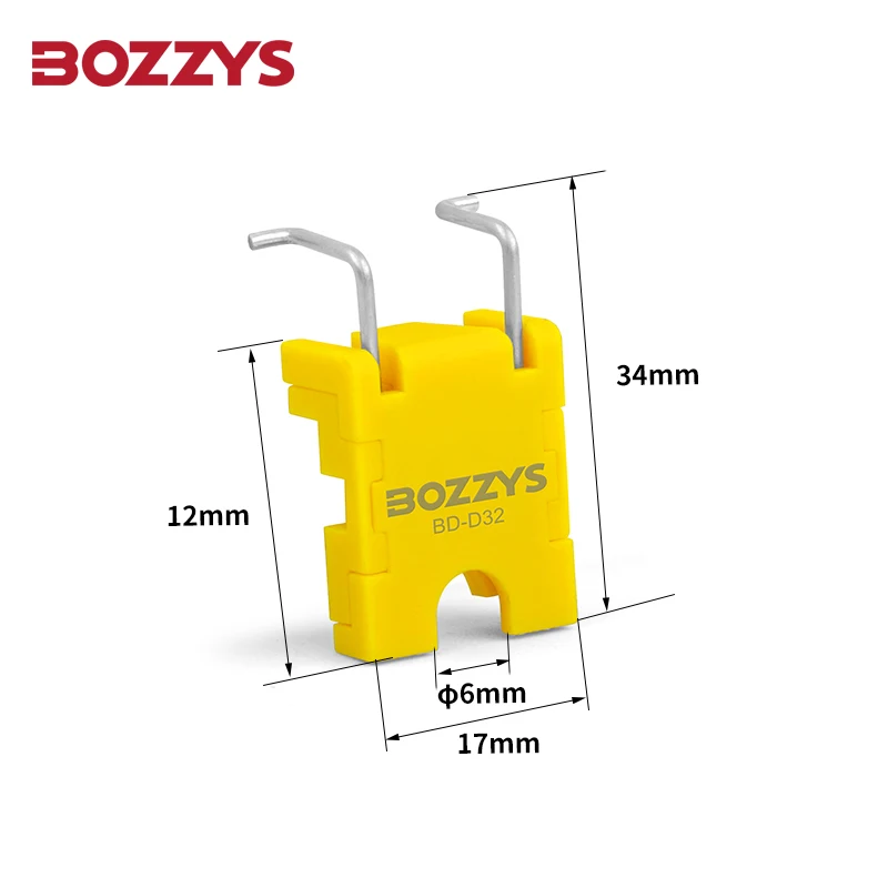 

BOZZYS Mini Circuit Breaker Lock MCB Lockout LOTO for Electrical Equipments Portable
