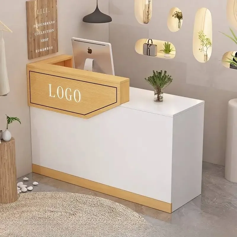 Checkout White Reception Desks Modern Decor Design Wood Weight Reception Desk Small Luxury Bancone Per Negozio Office Furniture