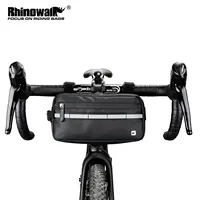 Rhinowalk-bolsa para manillar de bicicleta, bolso de gran capacidad, repelente al agua, multifuncional, hombro/cintura/marco, almacenamiento, ciclismo, 3L