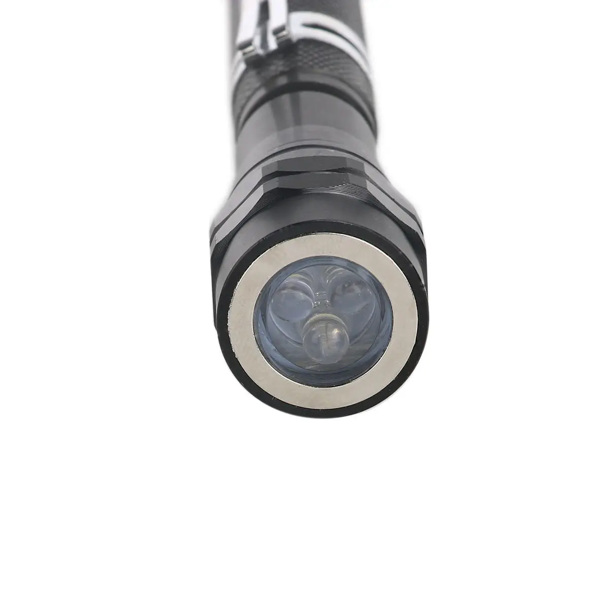 3 Powerful LED Flashlight Black Telescopic Flexible Magnetic Hands Free Torch Zoomable Extendable 360 Degree Head Clamp Lamp