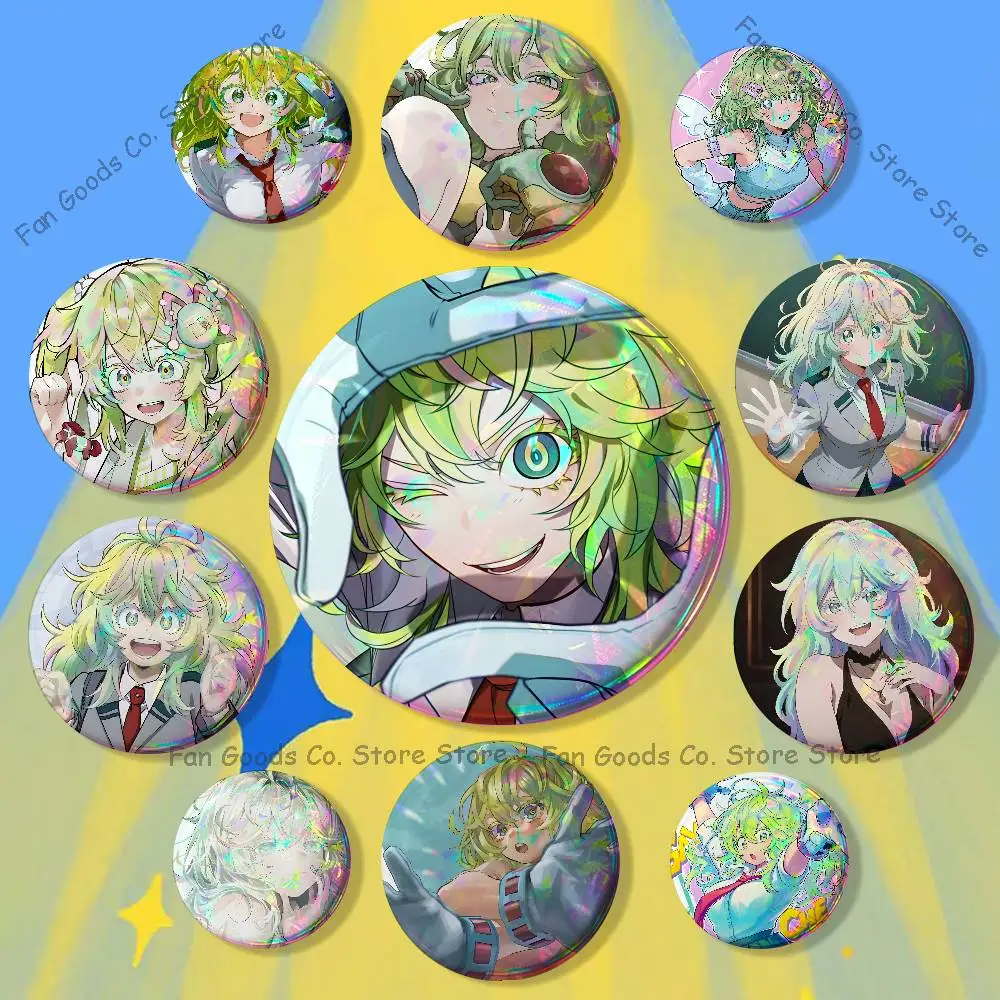 Anime T-Toru H-Hagakure Enamel Pins Funny Cartoon Characters Badge Fashion Jewelry Accessories Round Snap-in Brooch on Backpack