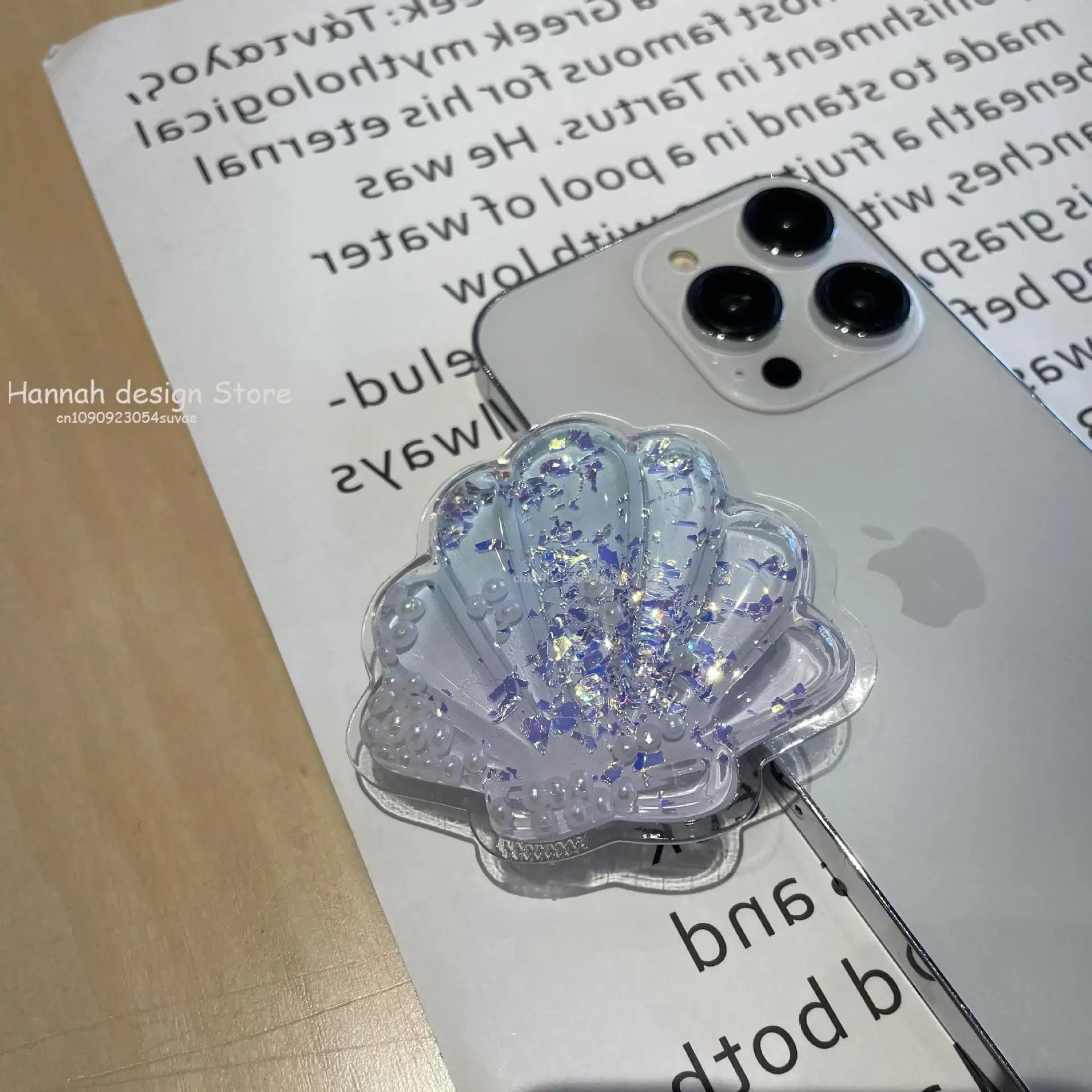 Красивый кронштейн в виде ракушки зыбучих песков, ручка для телефона, держатель для колец Griptok, универсальный держатель-подставка для телефона