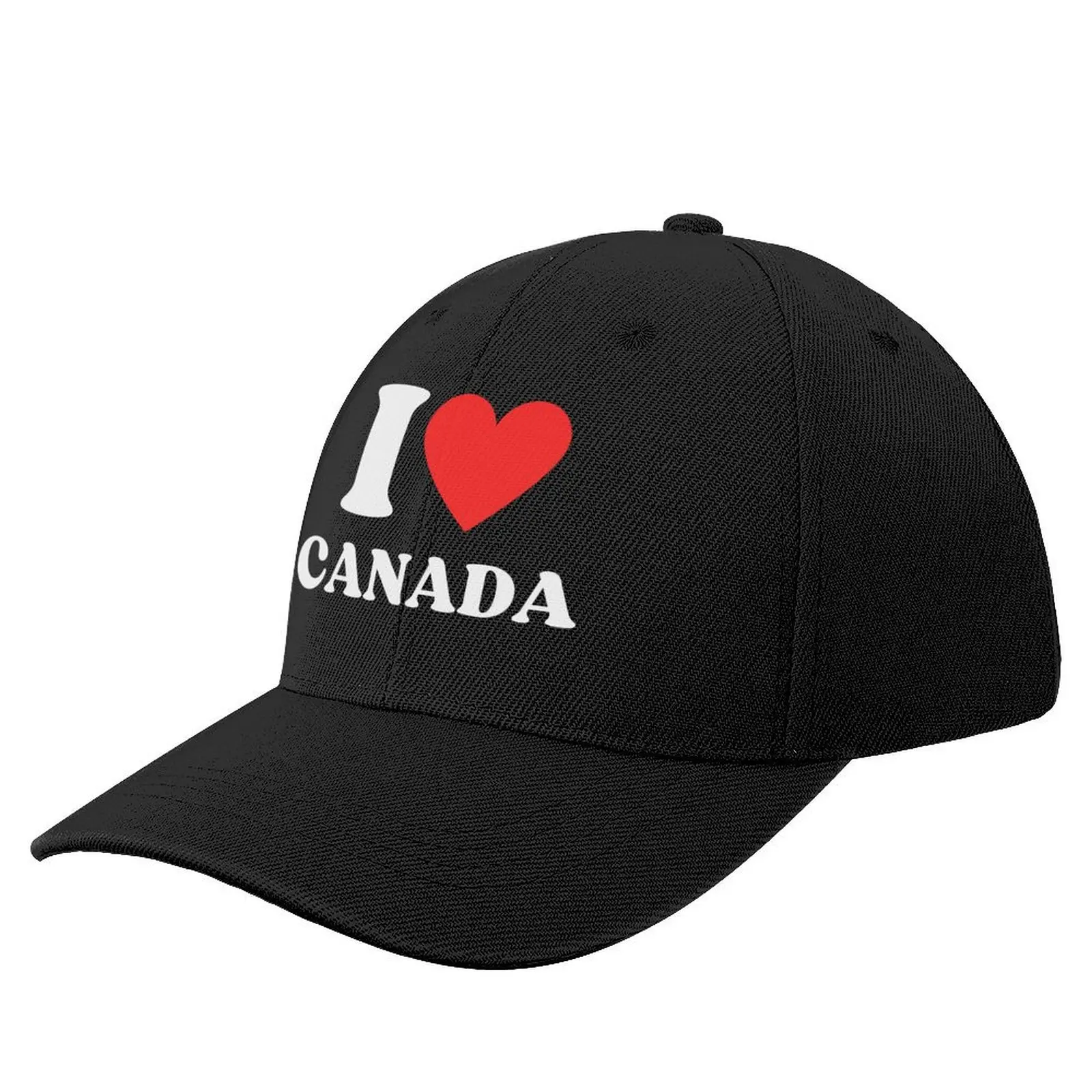 

Бейсбольная кепка I Heart Canada, I Love Canada, пляжная шляпа с защелкой на спине, шляпа для гольфа, мужская и женская пляжная аутлет, мужская