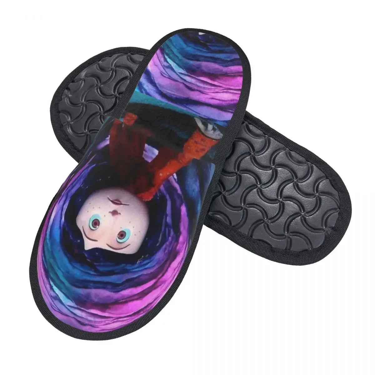 Custom Halloween Horror Movie Coraline Soft Memory Foam House pantofole donna Cozy Warm antiscivolo Slipper