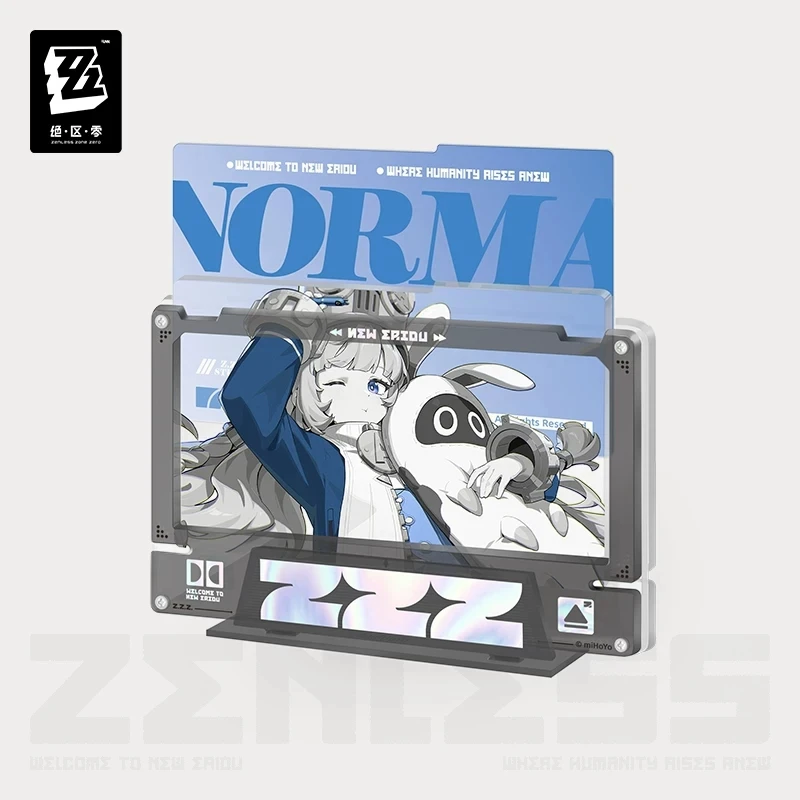 Official ZenlessZoneZero Genuine “Shadow and Painting” Series Foreign Affairs Planning Bureau Fixed-Frame Acrylic Insert Set