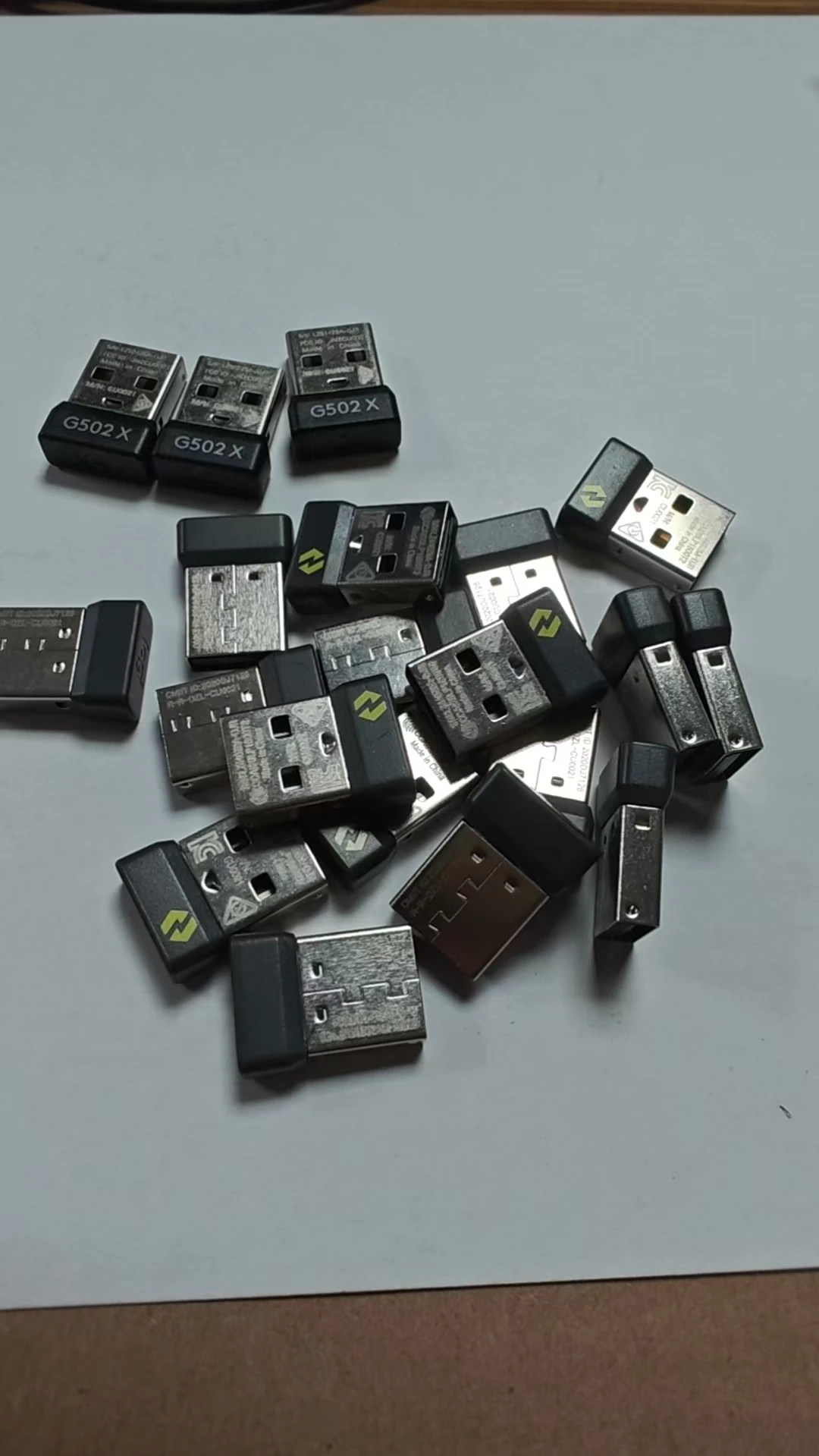 2025 brand-new genuine USB receiver wireless adapters for Logitech G PRO, GPROX, G502X, G700S and PRO2 mouse adapters.