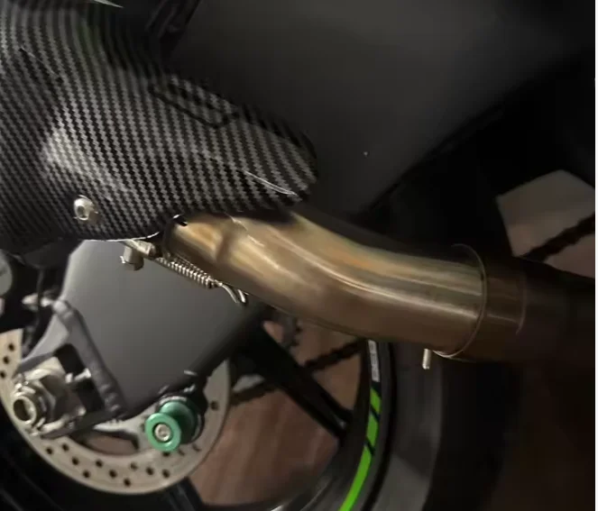Motorcycle Exhaust Escape Moto Modify Middle Tube Link Pipe Slip On ZX4R ZX-4R ZX-4RR A19 Exhaust system 2023-2024