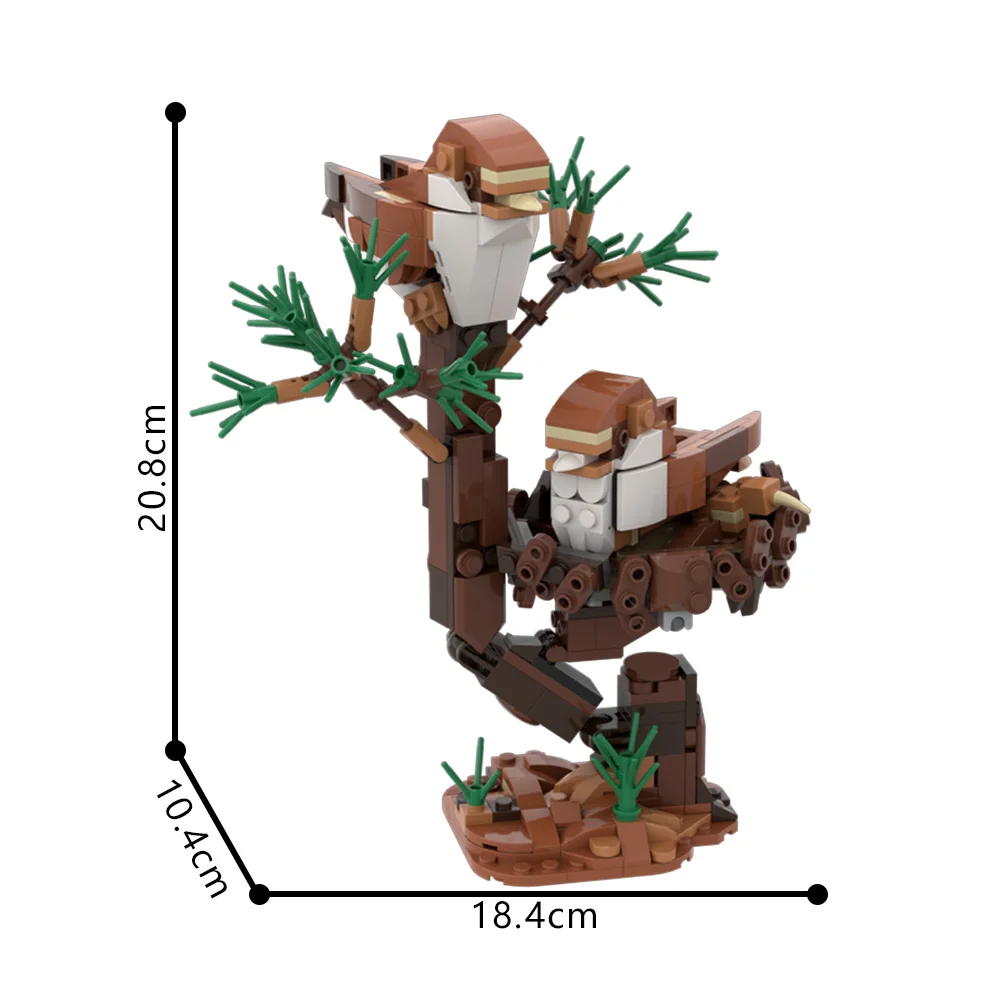 MOC Raven Model Bouwstenen Sets Slimme Raven Zwarte Vogel 3D Huisdecoratie Steentjes STEM Speelgoed Volwassenen Valentijnsdag Cadeau