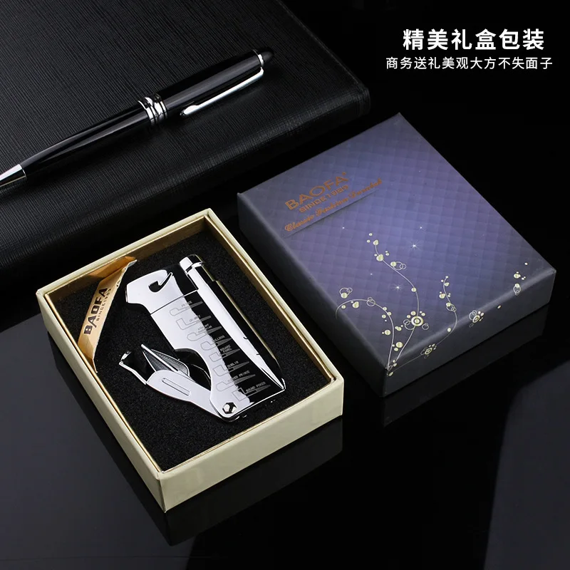 Multifunctional Pipe Lighter for Tobacco Smoker Butane Gas Lighter With Pipe Tool Cleaner Accessories Cool Lighter Men's Gift view 4