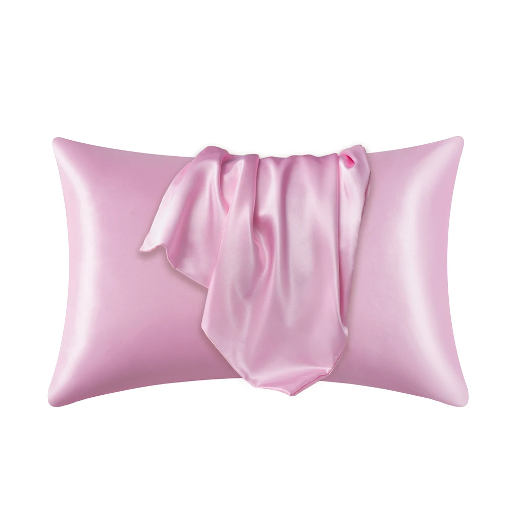 Nordic Seide Kissenbezug Weiß Schwarz Grau Khaki Blau Rosa Splitter Bett Kissenbezüge Luxus Fällen Hause Bettwäsche Dekor – Detail 6