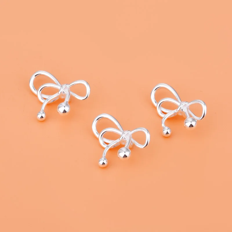 

Бусины ручной работы из стерлингового серебра 925 пробы для браслетов и ожерелий, ювелирные аксессуары