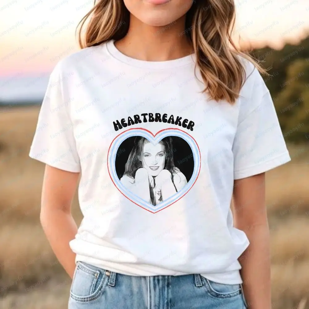 Lisa Marie Presley - Vintage Pirated Streetwear, Classic Unisex Short-sleeved T-shirt Suitable for Both Men and Women