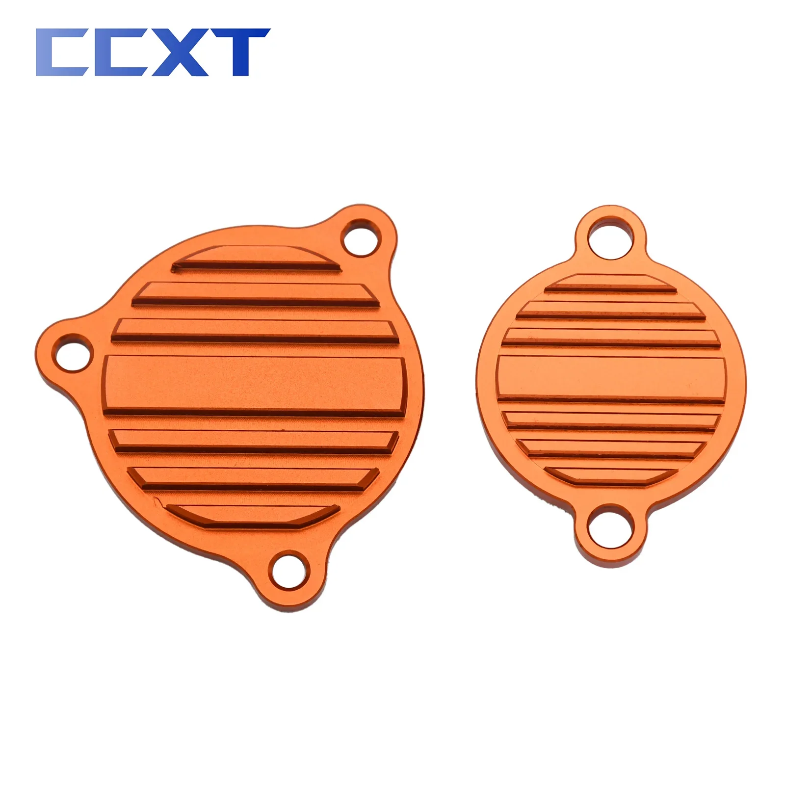 Motorcycle CNC Oil Pump Cover Guard Cap and Oil Filter Cover Cap For KTM 530 500 450 350 250 SXF XCF EXC EXCF XCW 2009-2020 2021