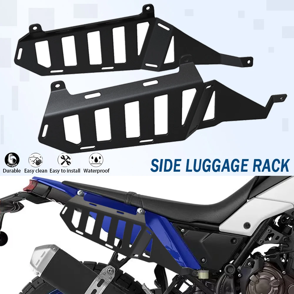 Per Yamaha Tenere 700 World Raid 2022 2023 2024 portapacchi portapacchi laterale portapacchi laterale Rack di supporto per borse laterali posteriori