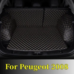 Car Trunk Mats Fit For Peugeot 2008 2014 2015 2016 2017 2018 2019 2020 2014-2020 Rear Auto Interior Accessories Vehicles
