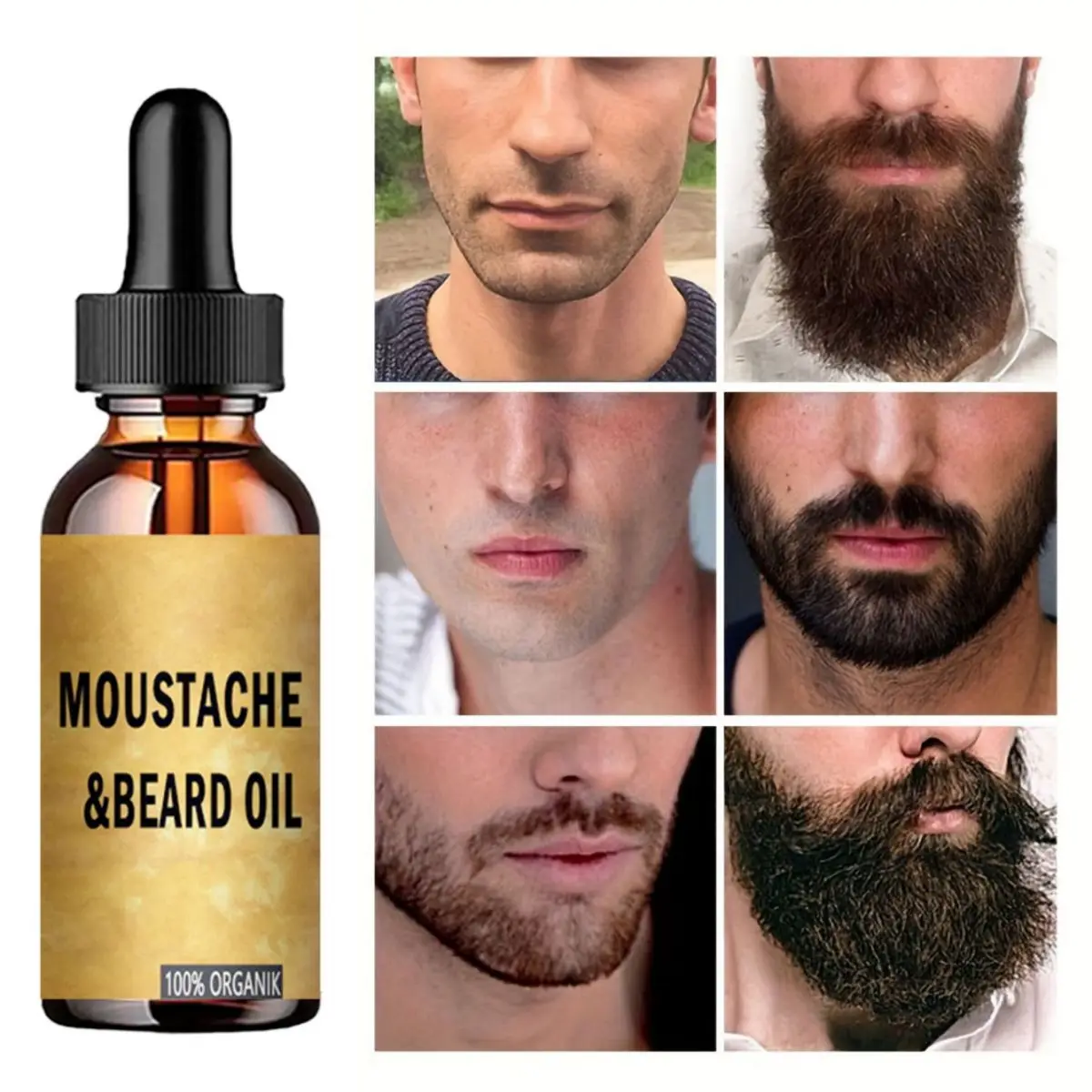 

Men Beard Growth Oil Hair Growth Essence Oil Hair Loss Products for Men Beard Care Hair Growth Nourishing Beard Care