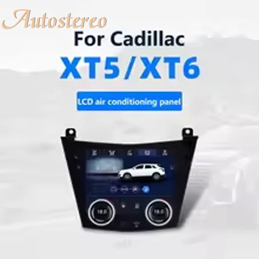 Digital AC Panel Display For Cadillac XT5 XT6 2015-2023 Car GPS Navigation Auto Headunit Multimedia Player Auto Radio Stereo