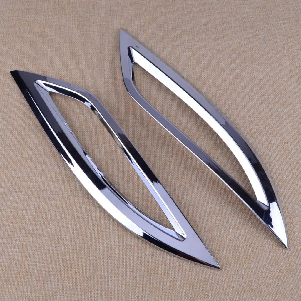 CITALL 1 Pair Car Stytling Rear Fog Light Cover Trim ABS Chrome Molding Fit for Hyundai Sonata i45 YF 2011 2012 2013 2014