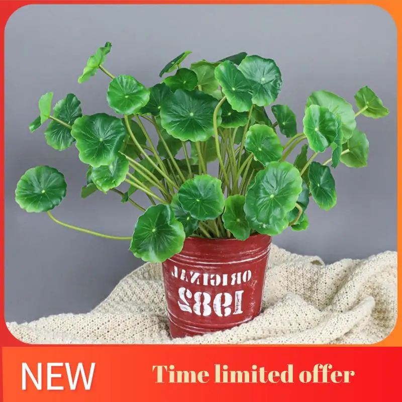 ABRN-Simulation Plant Crabapple Leaves Small Lotus Leaves Copper Coin Grass Money Grass Small Bonsai Artificialflowers