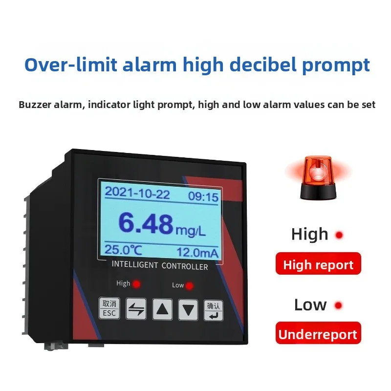 Fluorescence Dissolved Oxygen Sensor, Aquaculture Detection of Water Hardness PH Conductivity, Online Automatic Monitor