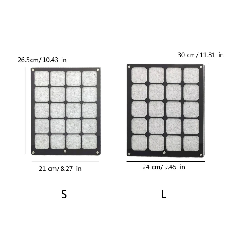 Pin Display Case Acrylic Brooch Pin Collections Display Organizers for Medals Jewelry Pin Collections Holder Tabletop & Wall