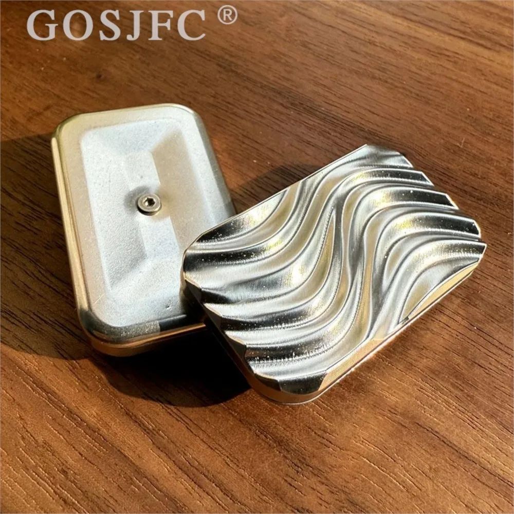 Jouets illimités de Fidget de curseur de poussée de titane de vague pour le Spinner de Fidget d'adultes