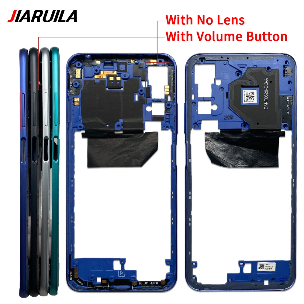 New For Xiaomi Redmi Note 12S 12 Pro 5G / Redmi Note 10 5G Housing Middle Frame Bezel Middle Replacement Parts Middle Frame