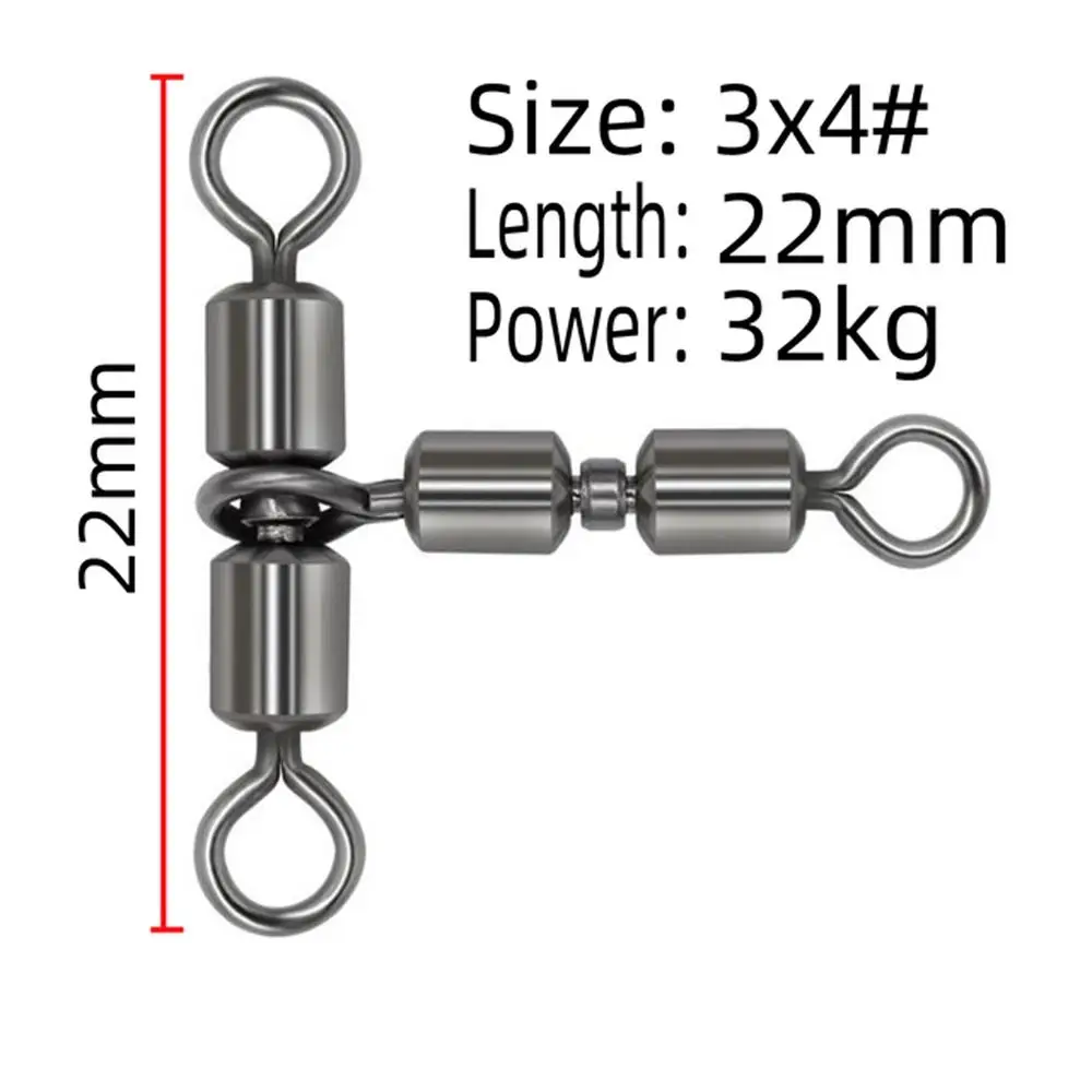 الملحقات موصل المتداول الثلاثي يدور تحمل الصيد قطب الصلبة موصل الصيد موصل الصلبة حلقة صيد السمك